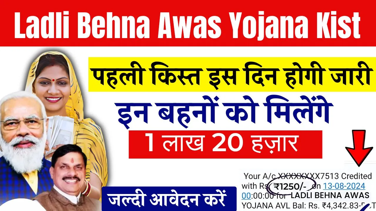 Ladli Behna Awas Yojana Kist: सिर्फ़ इन महिलाओं को मिलेंगे 1 लाख 20 हज़ार, लिस्ट में चेक करें अपना नाम