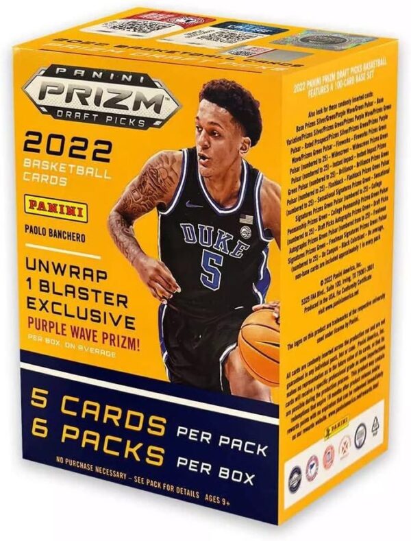 2022 Panini NBA Prizm Draft Picks Basketball Trading Card Blaster Box Superior Sports Investments Exclusive !