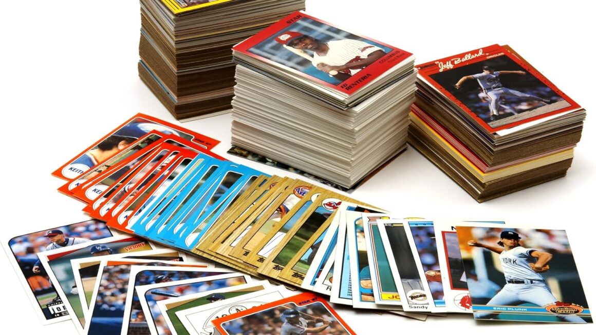 Baseball Card Collector Box With Over 500 Cards